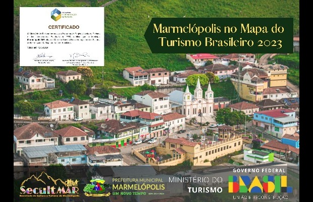 Marmelópolis no mapa do Turismo 2023